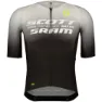 SCOTT Rc Scott-sram Aero Kurzarm-radtrikot, White / black