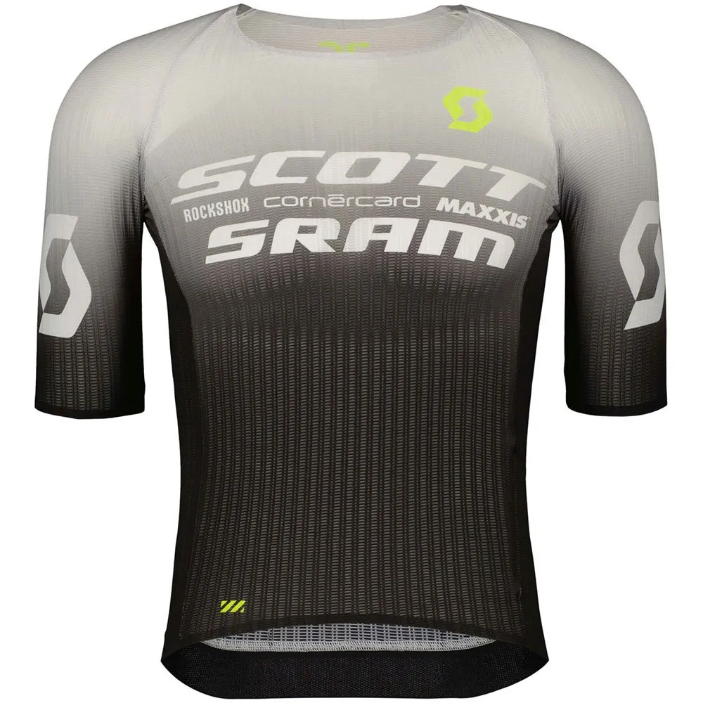 SCOTT Rc Scott-sram Race Kurzarm-radtrikot, White / black, L