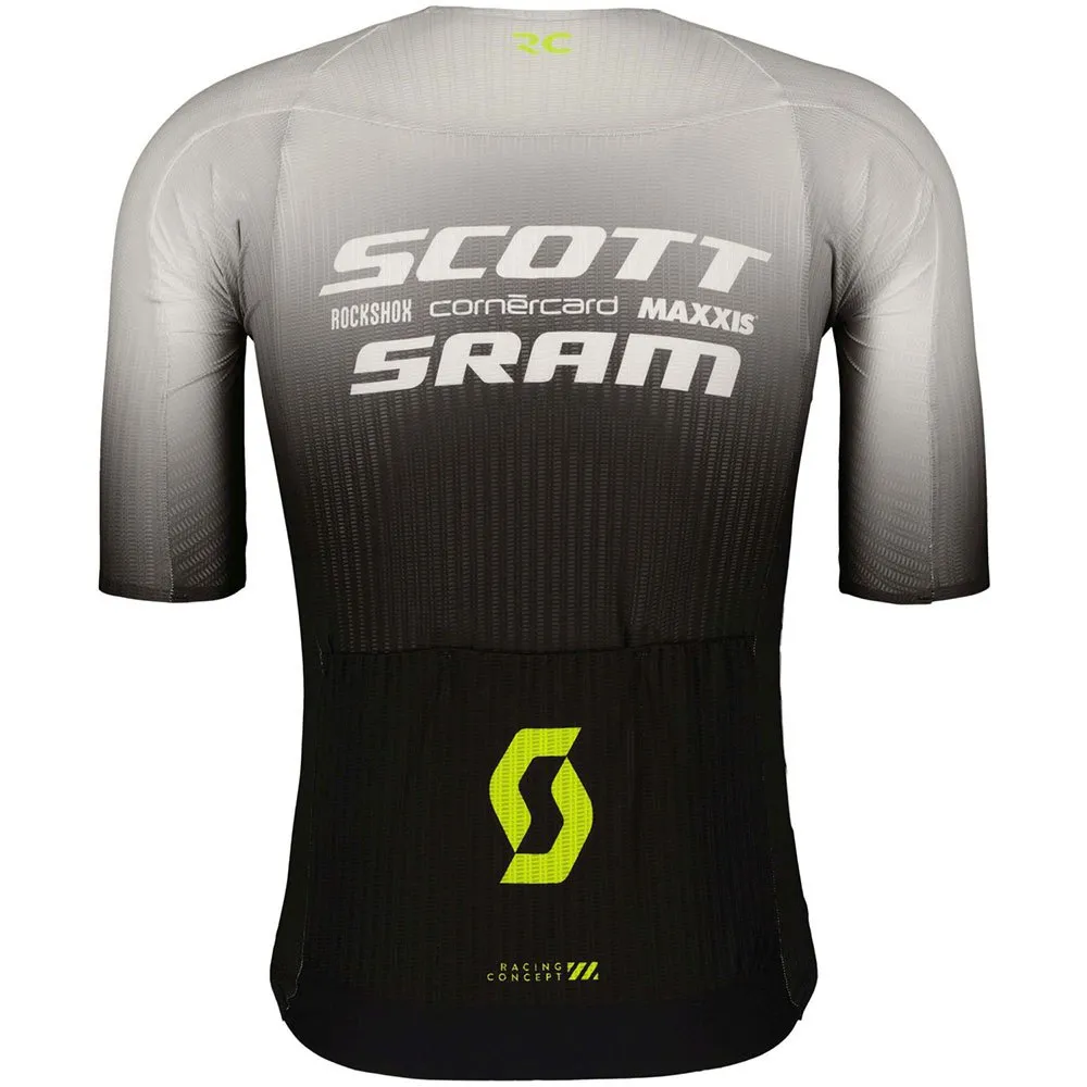 SCOTT Rc Scott-sram Race Kurzarm-radtrikot, White / black, L
