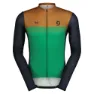 SCOTT Rc Team Langarm-trikot, Bread brown / amazon green, M