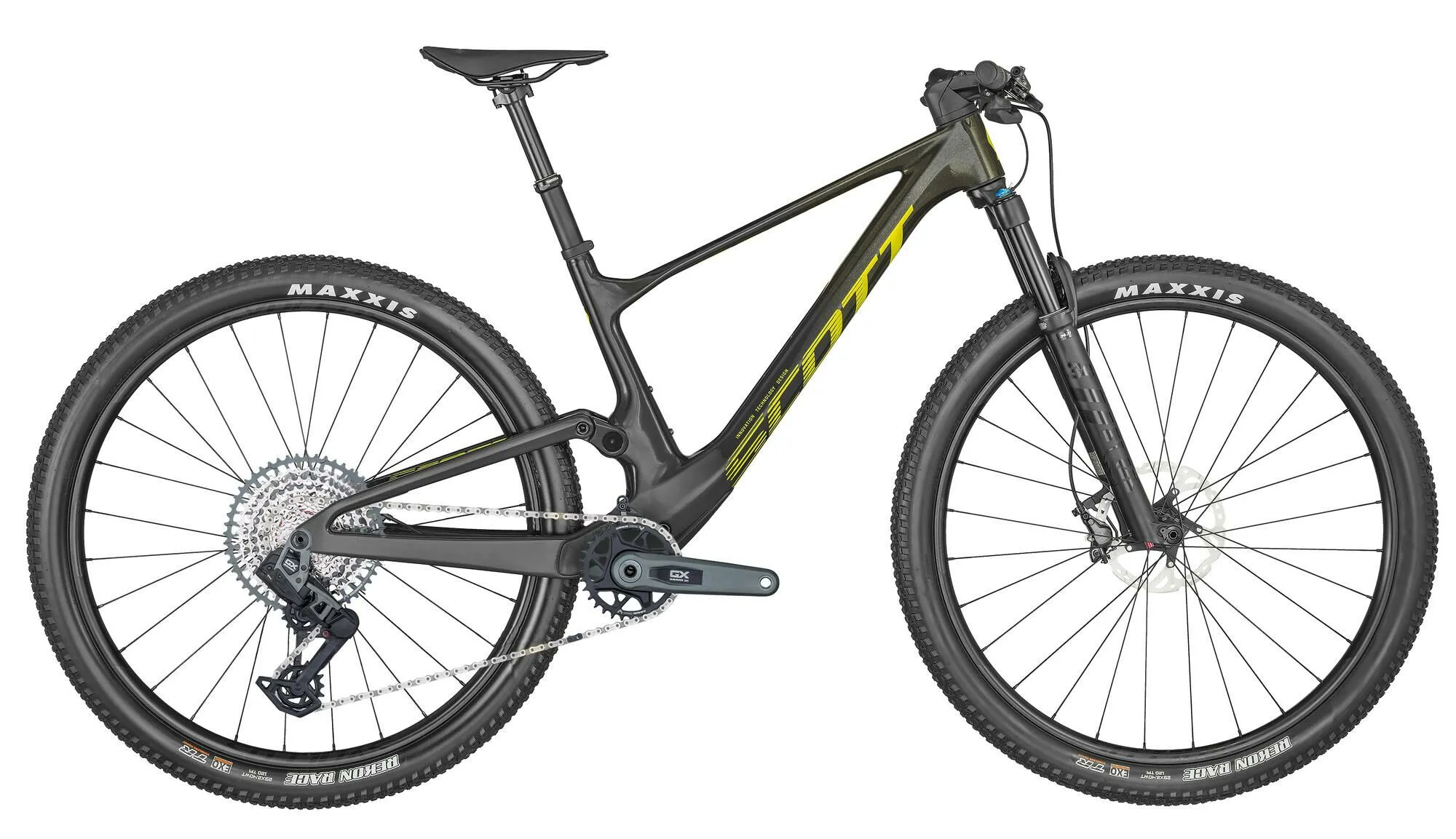 SCOTT Spark RC Team Issue TR Yellow Flakes 29" Diamant, Carbon, M SCOTT Spark RC Team Issue TR Yellow Flakes 29" Diamant, Carbon, M