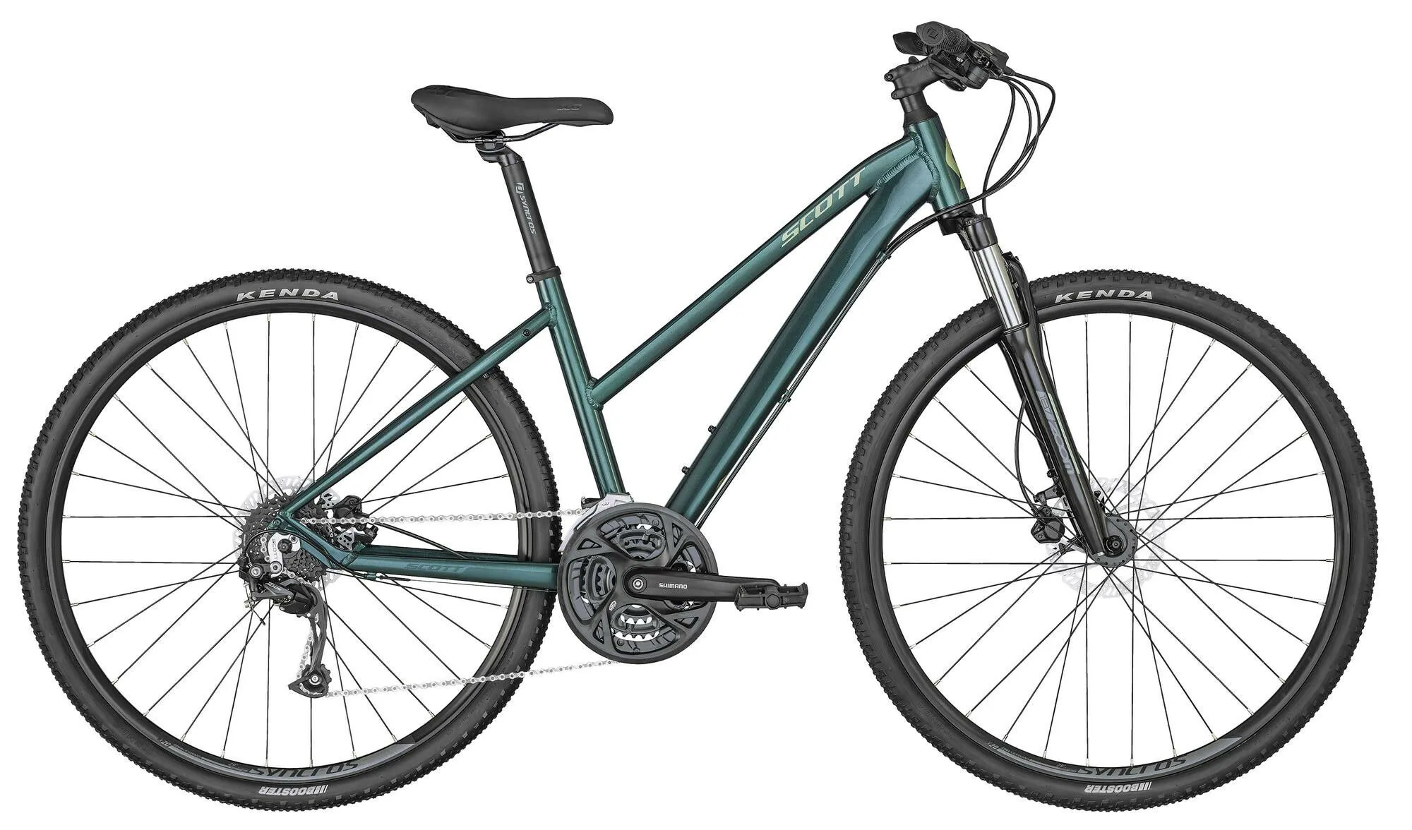 SCOTT Sub Cross 40 Lady Deep Teal Green 28" Trapez, Dunkelgrün, M SCOTT Sub Cross 40 Lady Deep Teal Green 28" Trapez, Dunkelgrün, M