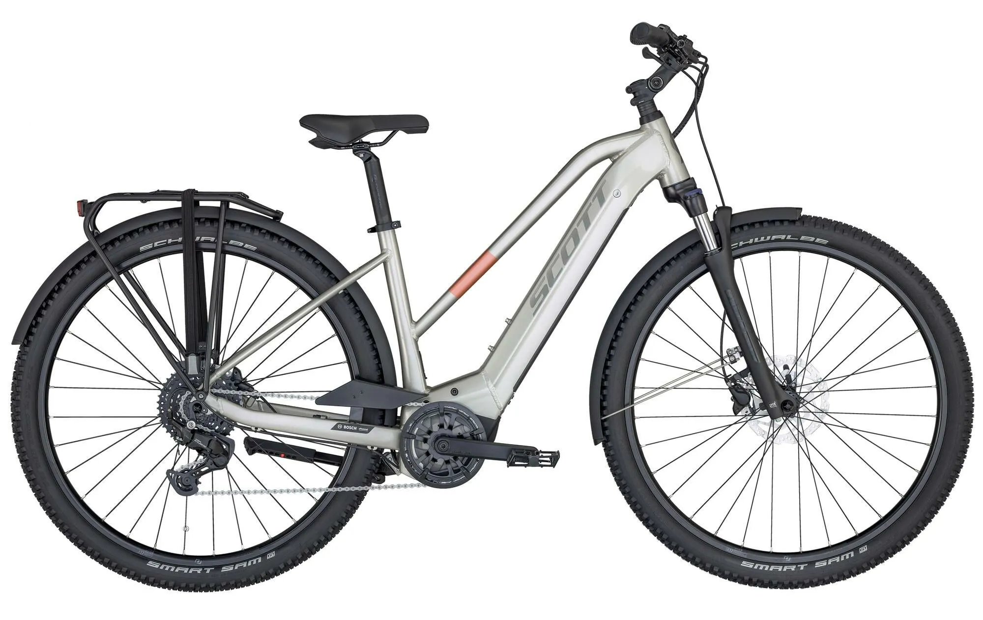 SCOTT Sub Cross eRIDE 30 Lady EQ Stainless Beige 28" 400 Wh Trapez, Hersteller-stainless beige, S SCOTT Sub Cross eRIDE 30 Lady EQ Stainless Beige 28" 400 Wh Trapez, Hersteller-stainless beige, S