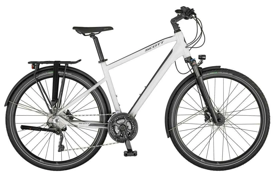 SCOTT Sub Sport 10 Men gloss white/steel grey 2021 Diamant, Hersteller-gloss white / steel grey, S SCOTT Sub Sport 10 Men gloss white/steel grey 2021 Diamant, Hersteller-gloss white / steel grey, S