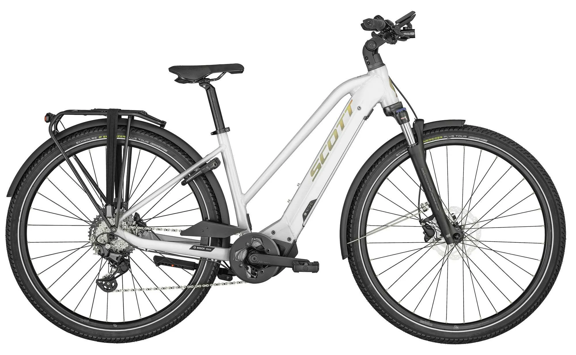 SCOTT Sub Sport eRIDE 20 Lady Sparkle White 28" 625 Wh Trapez SCOTT Sub Sport eRIDE 20 Lady Sparkle White 28" 625 Wh Trapez