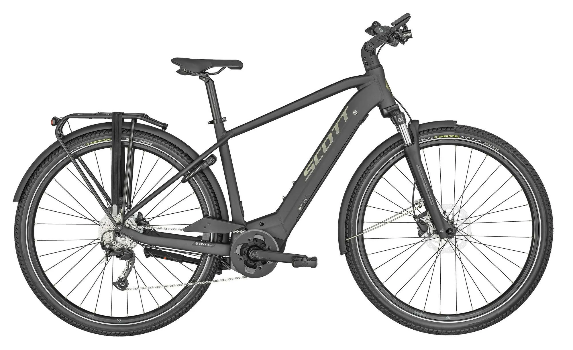 SCOTT Sub Tour eRIDE 20 Men Dark Anodized Grey 28" 500 Wh Diamant