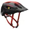 Dark grey / red