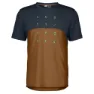 Dark blue / bread brown