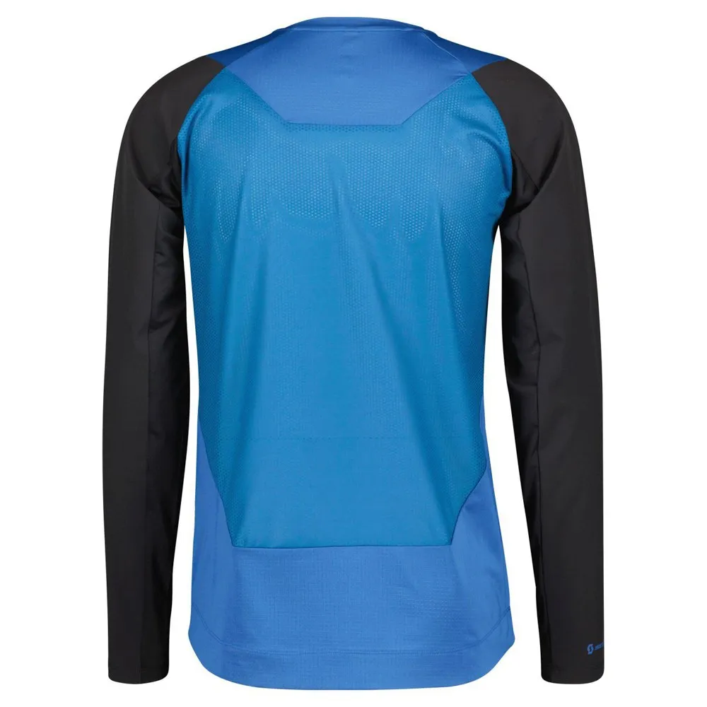 SCOTT Trail Progressive Langarm-trikot, Storm blue / black, S