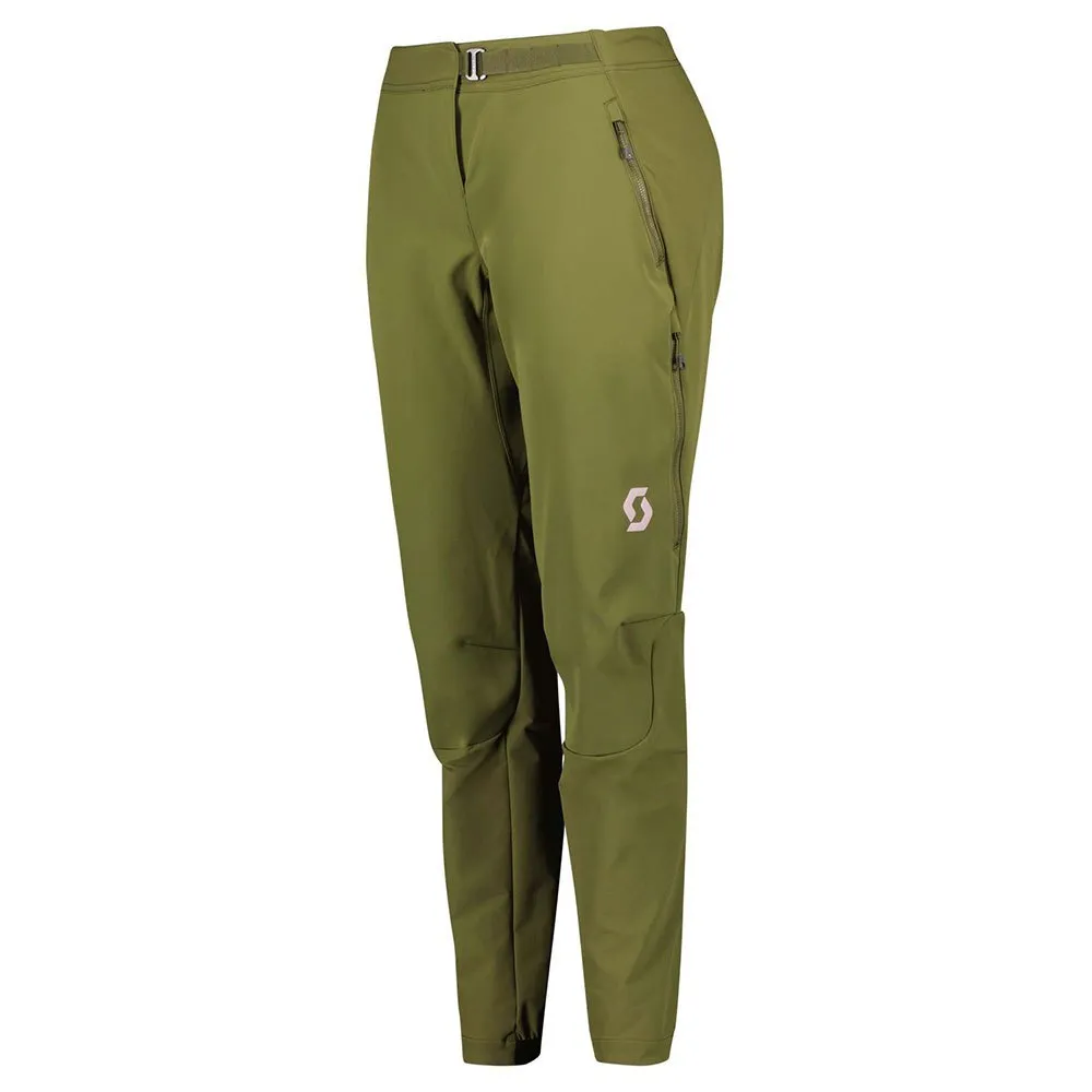 SCOTT Trail Storm Hybrid Hosen female, Fir green / cloud pink