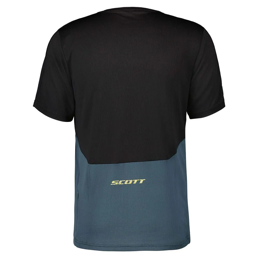 SCOTT Trail Tuned Kurzarm Enduro Trikot, Black / aruba green, M SCOTT Trail Tuned Kurzarm Enduro Trikot, Black / aruba green, M