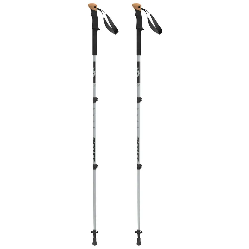 SCOTT Trek Alu Stöcke, Grey, 100-130cm SCOTT Trek Alu Stöcke, Grey, 100-130cm