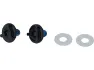 SCOTT Visierschrauben für Stego Plus Helm, Schwarz