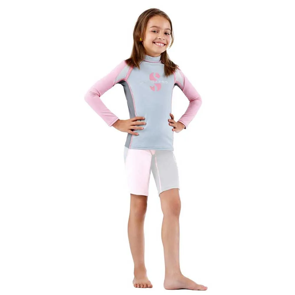Scubapro Harmony Rash Guard Uv-schutz Langarm-t-shirt, Grey / pink, M Scubapro Harmony Rash Guard Uv-schutz Langarm-t-shirt, Grey / pink, M
