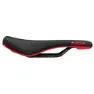 Matte black / red