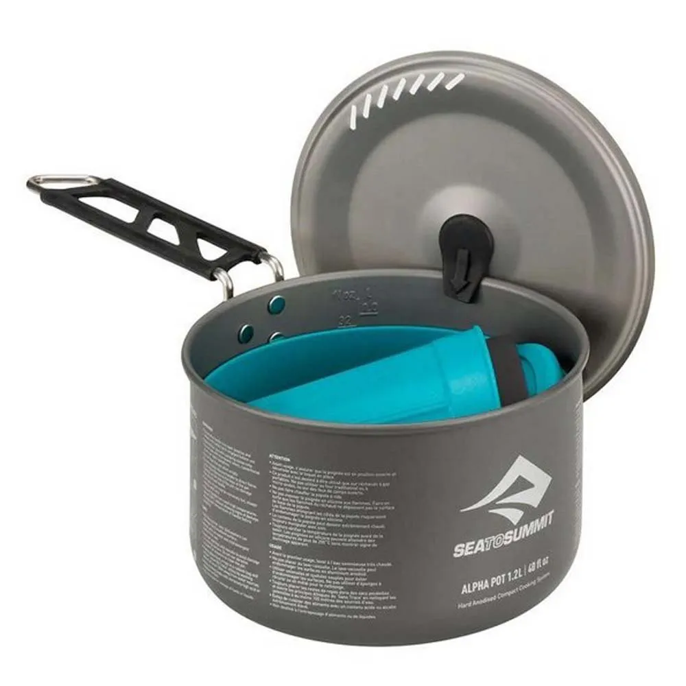 Sea To Summit Alpha 1.1 Kochtopfset, Black / blue, One Size Sea To Summit Alpha 1.1 Kochtopfset, Black / blue, One Size