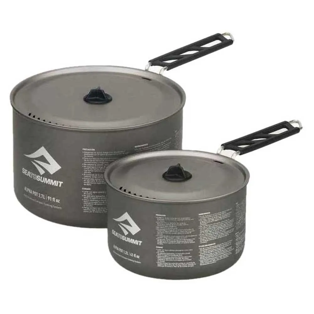 Sea To Summit Alpha 2.0 Kochtopfset, Grey, One Size Sea To Summit Alpha 2.0 Kochtopfset, Grey, One Size