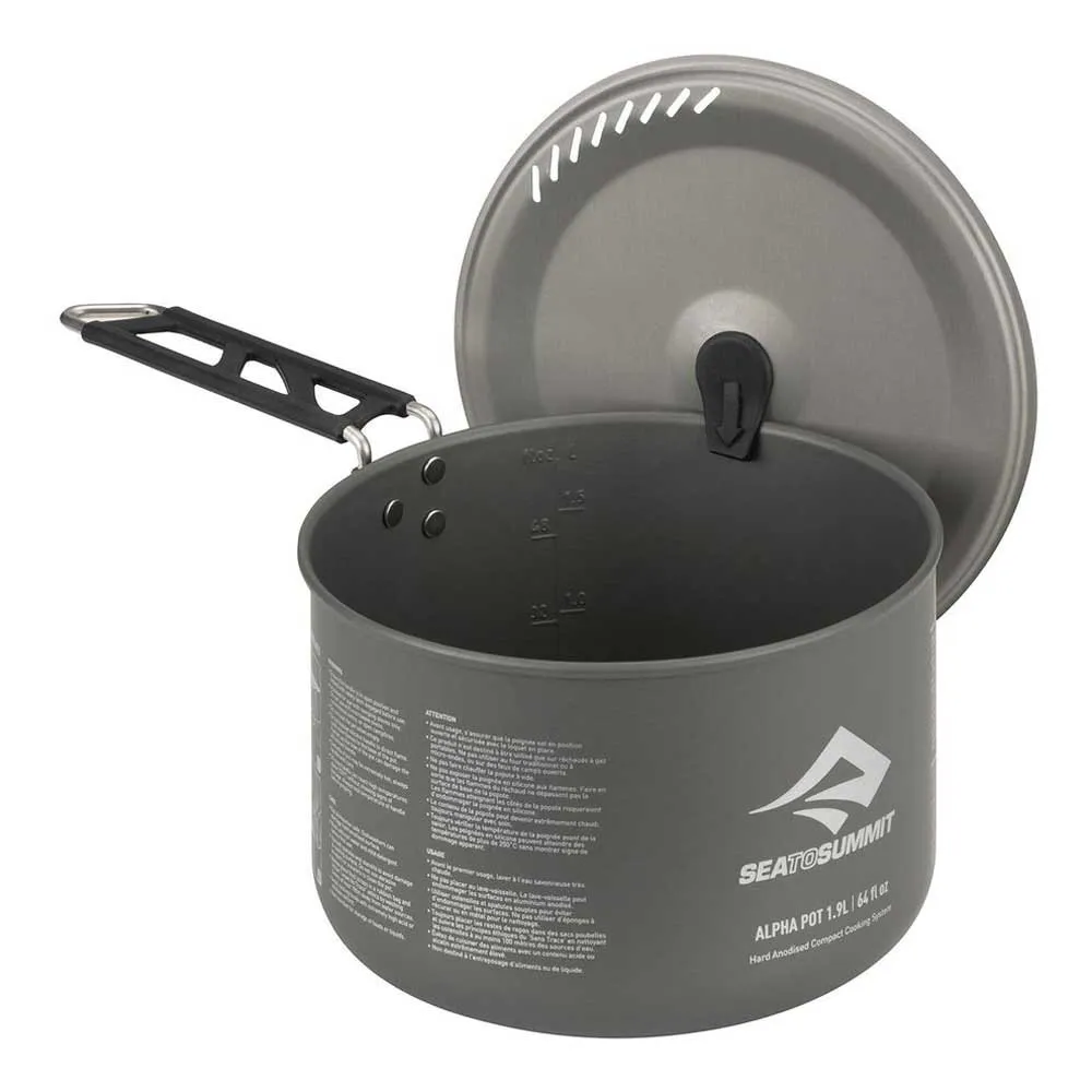 Sea To Summit Alpha 2.7l Kochtopf, Steel, One Size Sea To Summit Alpha 2.7l Kochtopf, Steel, One Size