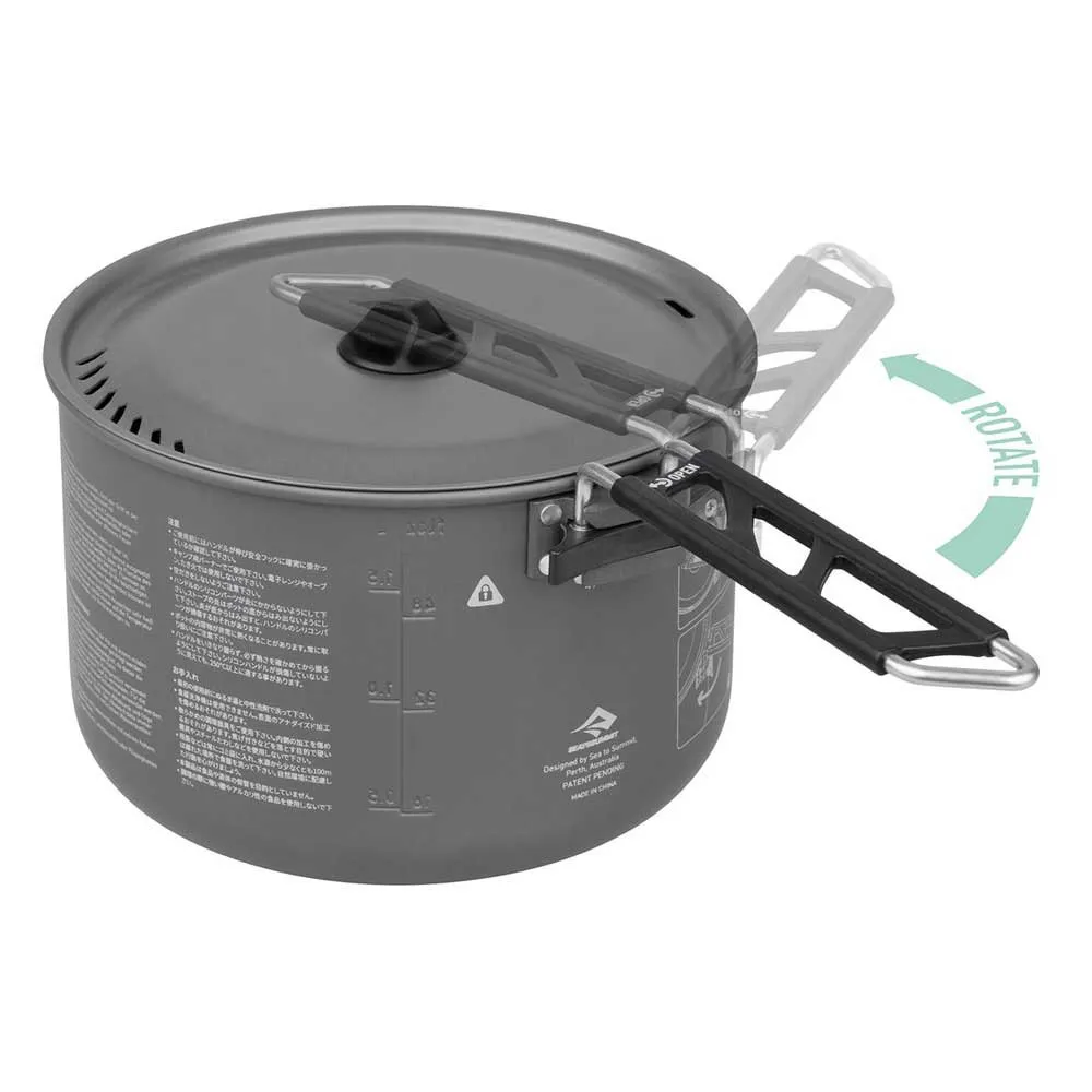 Sea To Summit Alpha 2.7l Kochtopf, Steel, One Size Sea To Summit Alpha 2.7l Kochtopf, Steel, One Size
