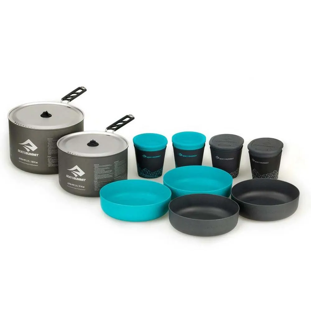 Sea To Summit Alpha 4.2 Kochtopfset, Black / blue, One Size Sea To Summit Alpha 4.2 Kochtopfset, Black / blue, One Size