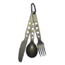Sea To Summit Aluminium Alphaset Besteckset 3 Stücke, Black, One Size