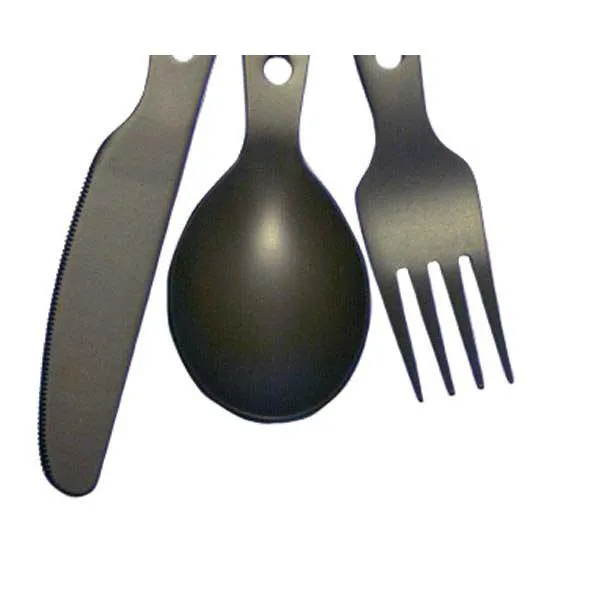 Sea To Summit Aluminium Alphaset Besteckset 3 Stücke, Black, One Size Sea To Summit Aluminium Alphaset Besteckset 3 Stücke, Black, One Size