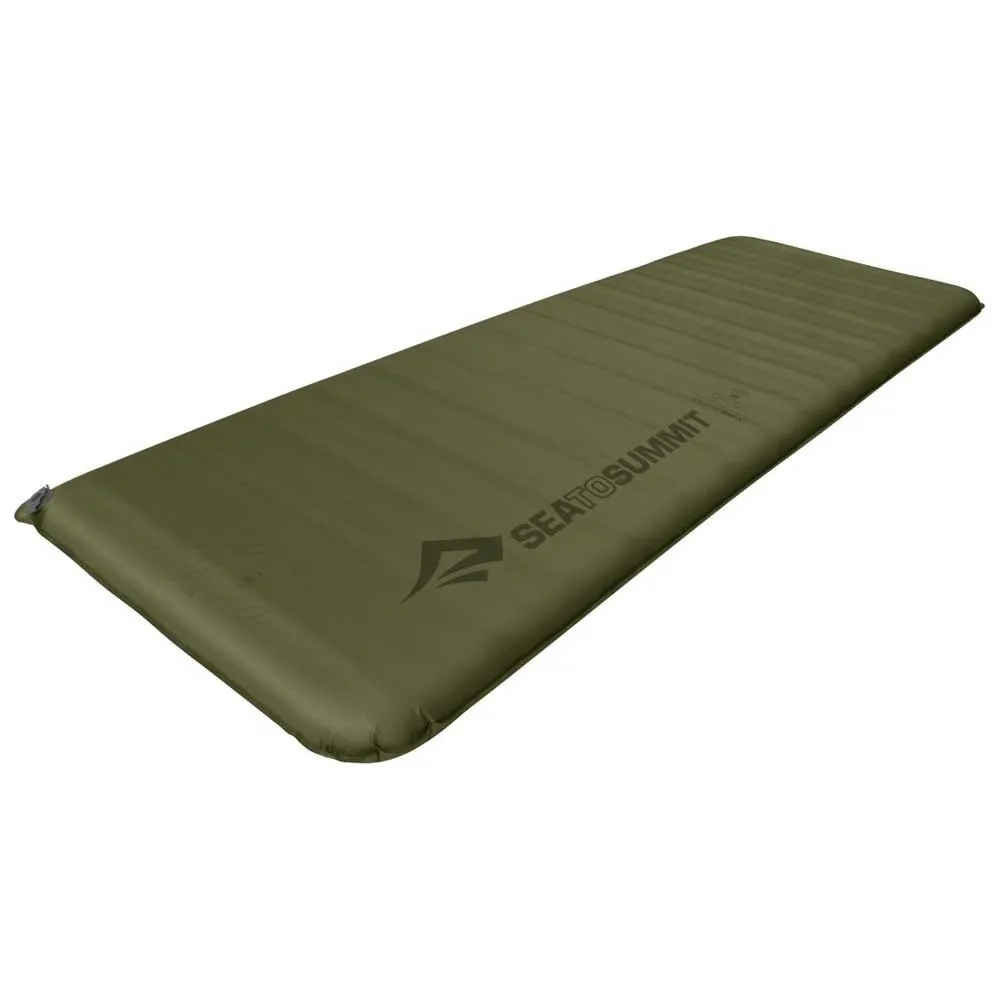 Sea To Summit Camp Plus Rectangular Wide Aufblasbare Matte, Dark green Sea To Summit Camp Plus Rectangular Wide Aufblasbare Matte, Dark green