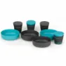 Sea To Summit Delta Light Camp 4.4 Set, Pacific blue / grey, One Size