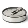 Sea To Summit Edelstahl Faltbarer Reisetopf 1.8l, Steel, One Size