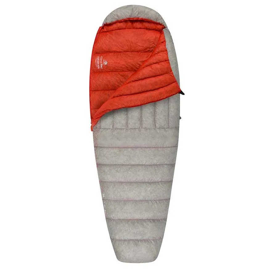Sea To Summit Flame Fmi Schlafsack, Light gray / garnet, Right Zipper Sea To Summit Flame Fmi Schlafsack, Light gray / garnet, Right Zipper