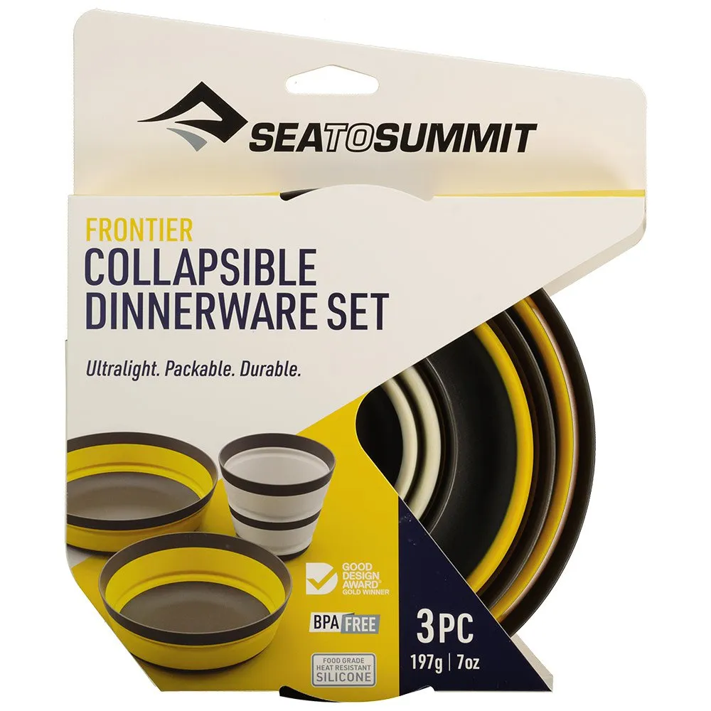 Sea To Summit Frontier 3 Units Besteckset, Grey / yellow, One Size Sea To Summit Frontier 3 Units Besteckset, Grey / yellow, One Size
