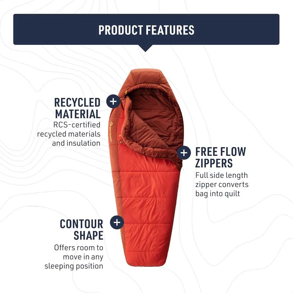 Sea To Summit Hamelin-1c Schlafsack Für Frauen, Red, Double Zipper Sea To Summit Hamelin-1c Schlafsack Für Frauen, Red, Double Zipper