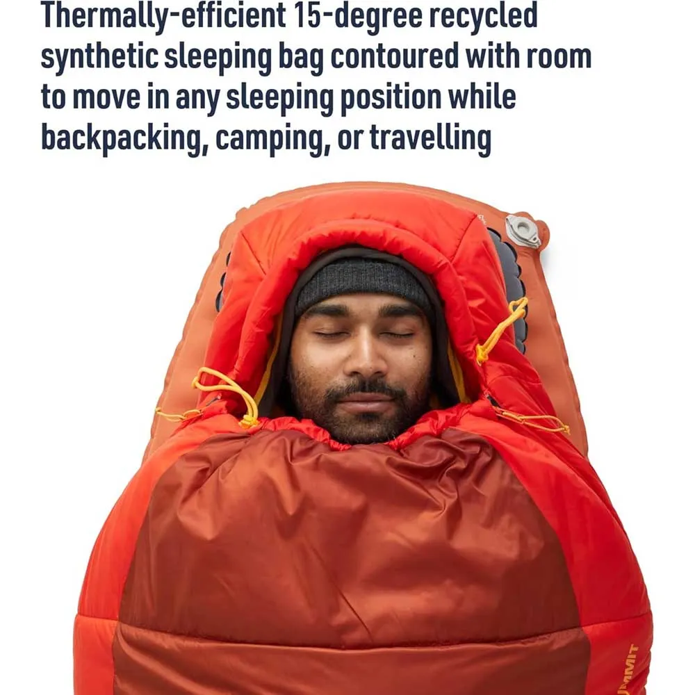 Sea To Summit Hamelin-9c Schlafsack, Red, Double Zipper Sea To Summit Hamelin-9c Schlafsack, Red, Double Zipper