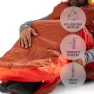 Sea To Summit Hamelin-9c Schlafsack, Red, Double Zipper