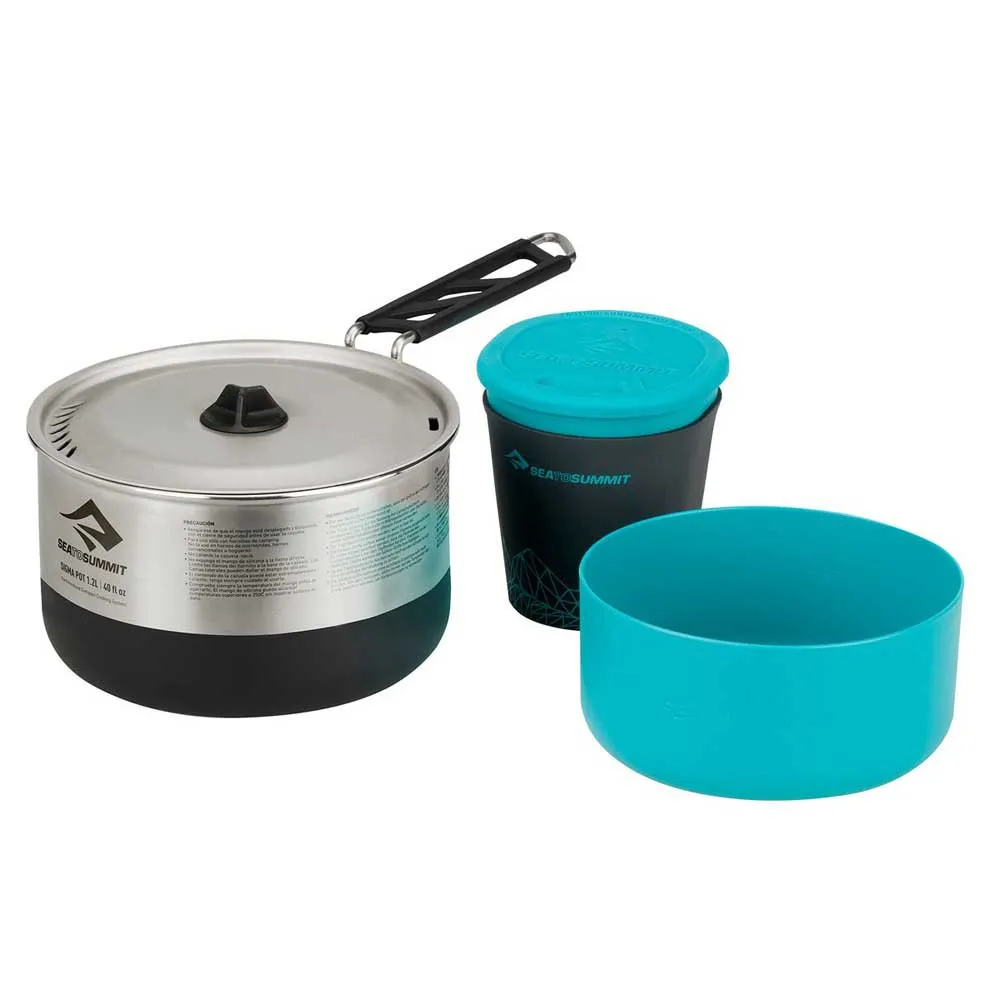 Sea To Summit Sigma 1.1 Kochtopfset, Black / blue, One Size Sea To Summit Sigma 1.1 Kochtopfset, Black / blue, One Size