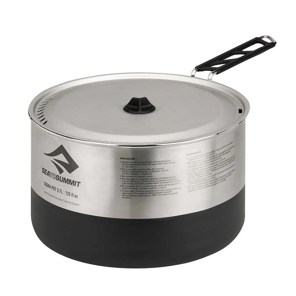 Sea To Summit Sigma 3.7l Kochtopf, Steel, One Size Sea To Summit Sigma 3.7l Kochtopf, Steel, One Size