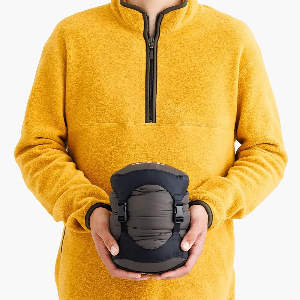 Sea To Summit Spark W-1°c Schlafsack, Grey / yellow, Right Zipper Sea To Summit Spark W-1°c Schlafsack, Grey / yellow, Right Zipper