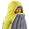 Sea To Summit Spark W-1°c Schlafsack, Grey / yellow, Right Zipper