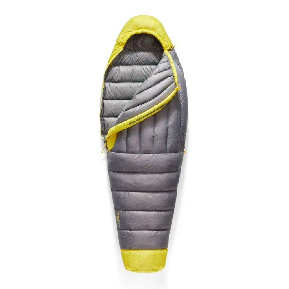 Sea To Summit Spark W-9°c Schlafsack, Grey / yellow, Right Zipper Sea To Summit Spark W-9°c Schlafsack, Grey / yellow, Right Zipper