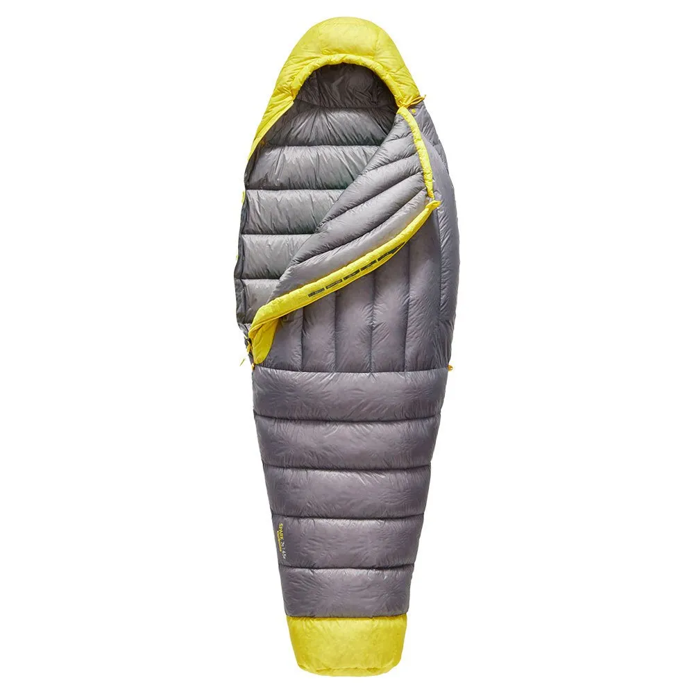 Sea To Summit Spark W Schlafsack, Grey / yellow, Right Zipper Sea To Summit Spark W Schlafsack, Grey / yellow, Right Zipper