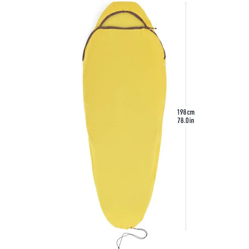 Sea To Summit Thermolite Mummy Spannbettlaken, Yellow Sea To Summit Thermolite Mummy Spannbettlaken, Yellow