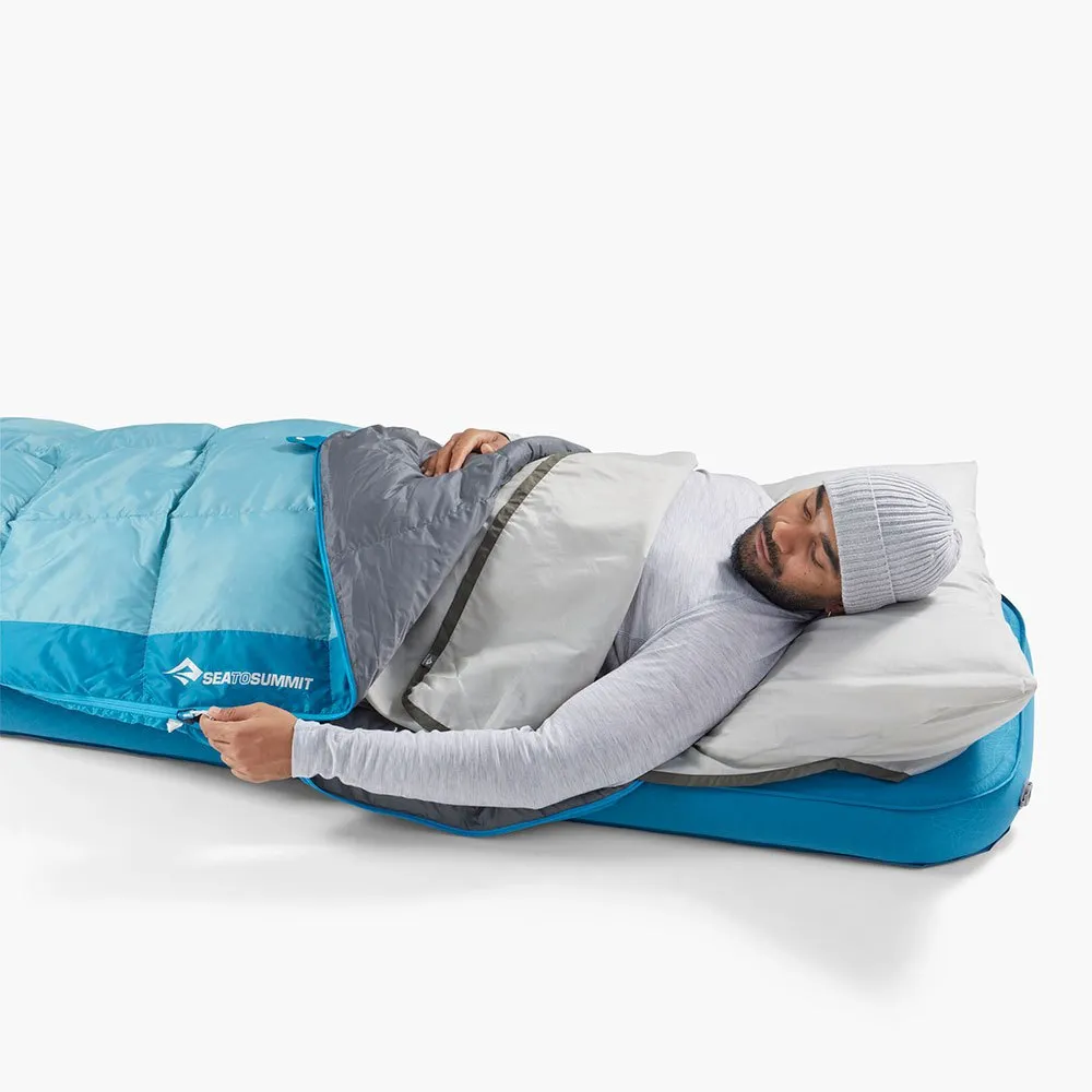 Sea To Summit Traveller Schlafsack, Blue, Left Zipper Sea To Summit Traveller Schlafsack, Blue, Left Zipper