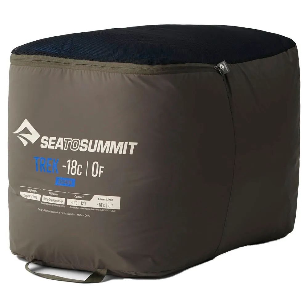 Sea To Summit Trek-18°c Schlafsack, Blue, Left Zipper Sea To Summit Trek-18°c Schlafsack, Blue, Left Zipper