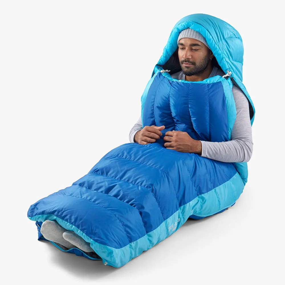 Sea To Summit Trek-1°c Schlafsack, Blue, Left Zipper Sea To Summit Trek-1°c Schlafsack, Blue, Left Zipper