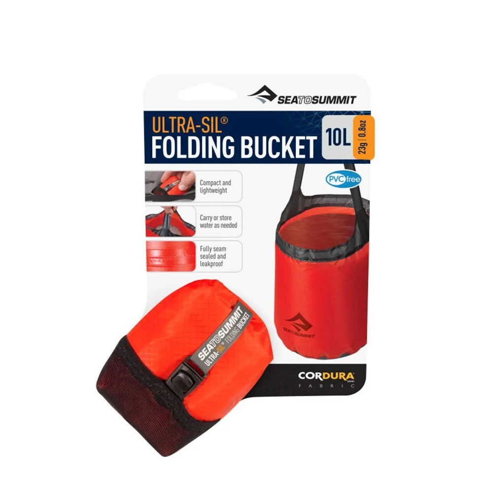 Sea To Summit Ultra-sil Falteimer 10 L, Orange, 10L Sea To Summit Ultra-sil Falteimer 10 L, Orange, 10L