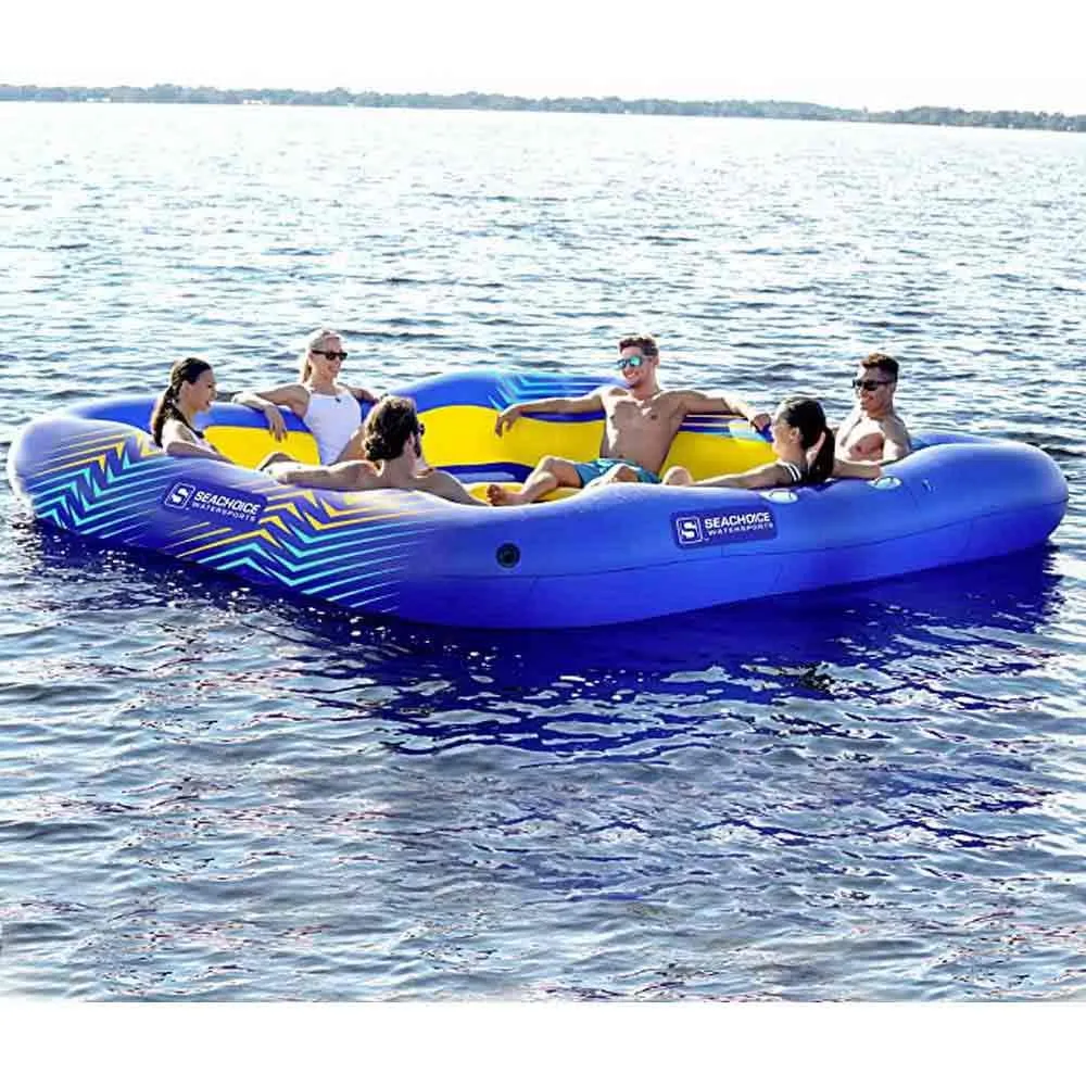 Seachoice Party Raft Schwimmring unisex, Blue, 360 x 360cm Seachoice Party Raft Schwimmring unisex, Blue, 360 x 360cm