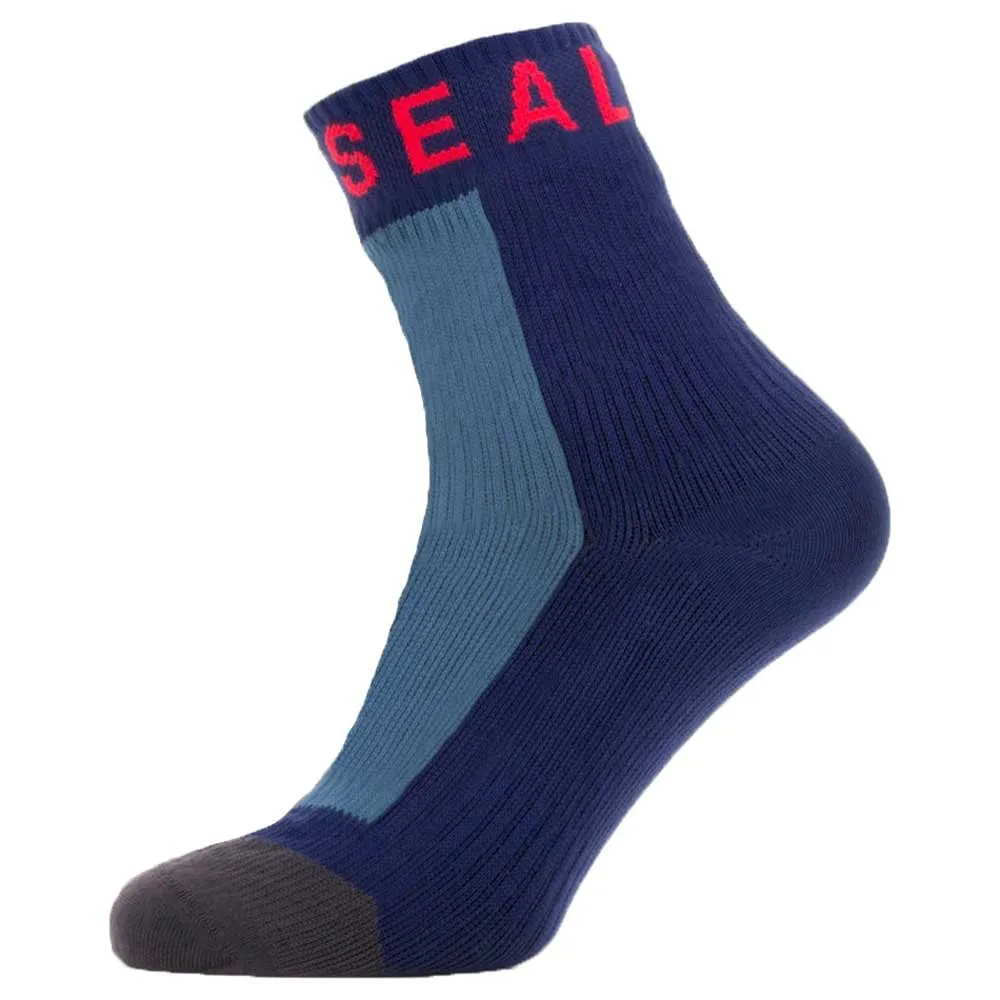 Sealskinz Warm Weather Mid Wp Socken, Blue / grey / red Sealskinz Warm Weather Mid Wp Socken, Blue / grey / red