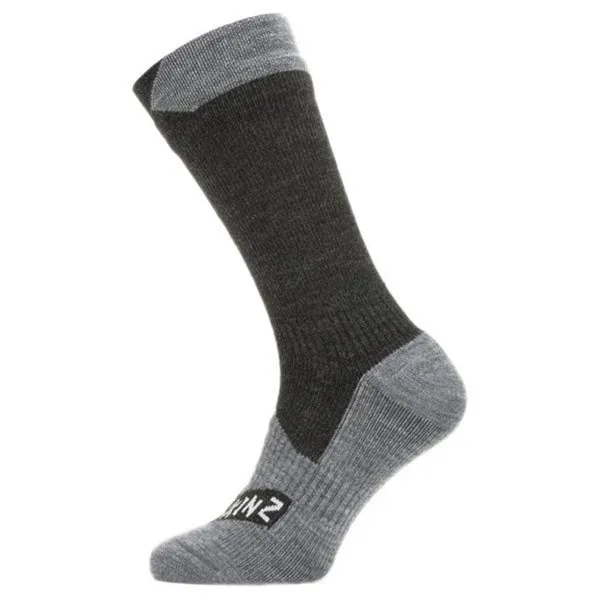 Sealskinz Wp All Weather Socken, Black / grey marl Sealskinz Wp All Weather Socken, Black / grey marl