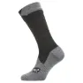 Sealskinz Wp All Weather Socken, Black / grey marl