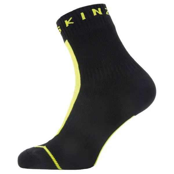 Sealskinz Wp Warm Weather Hydrostop Socken, Black / neon yellow Sealskinz Wp Warm Weather Hydrostop Socken, Black / neon yellow